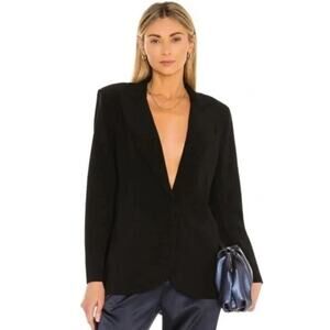 Norma Kamali Single Breasted Corduroy Jacket Size 14